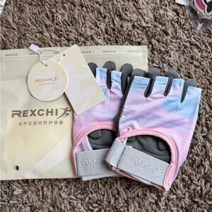Rexchi Workout Gloves Pair For Men Or Women, Gym Lifting Small